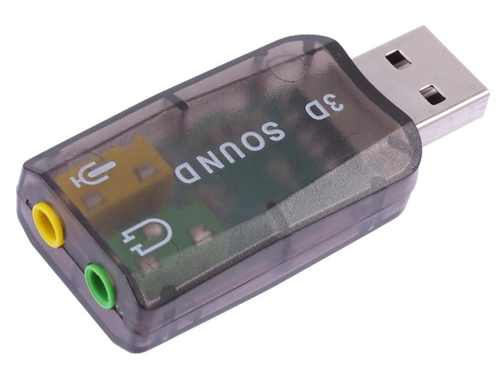 USB звукова карта virtual 5.1 grey, фото 1