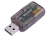 USB звукова карта virtual 5.1 grey, фото 3