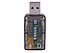 USB звукова карта virtual 5.1 grey, фото 4