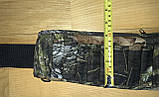 Камуфляжний Мисливський Пояс — Патронташ на 25 + 3 патрони та три кишені на блискавці, фото 5
