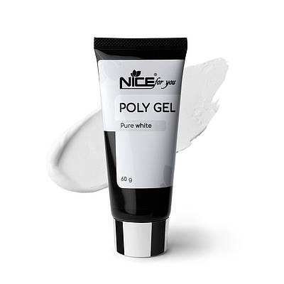 Полігель Nice for you Pure White Білий 60 г