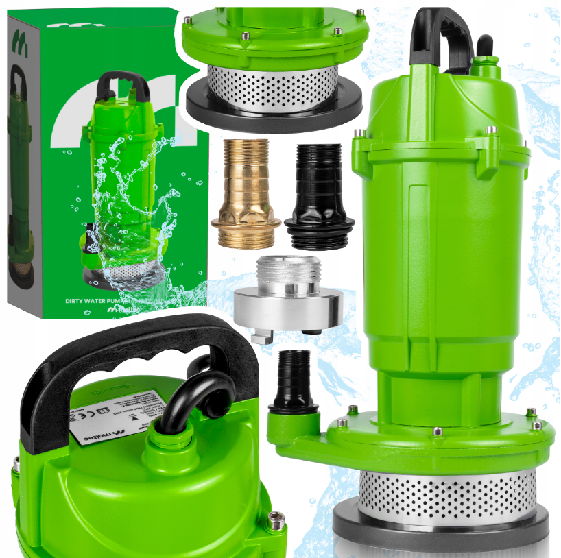Дренажний насос для брудної та чистої води MalTec 550Вт 12000л/год (Польща), фото 1
