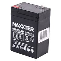 Акумуляторна батарея Maxxter MBAT 6 V — 4,5 Ah свинцево-кислотний (70х47х100)