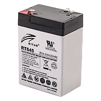 Акумуляторна батарея Ritar RT645 6 V — 4,5 Ah свинцево-кислотна, Свинцево-кислотний акумулятор