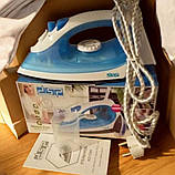 Праска потужна з паровим ударом 1600 Вт із регулюванням пари та температури, проста у використанні DSP, фото 3