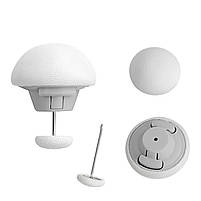 Фіксатори для ковдри кнопки для постільної білизни. Набір білих антиковзких застібок для підковдри простирадла 8 шт., фото 7