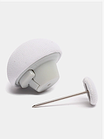 Фіксатори для ковдри кнопки для постільної білизни. Набір білих антиковзких застібок для підковдри простирадла 8 шт., фото 8