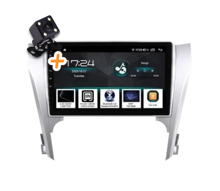 Магнітола для Toyota Camry 50 EURO 2011-2014 на Android | Сенсорний екран, GPS, Bluetooth, камера заднього виду, фото 1