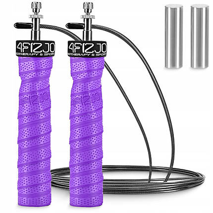 Скакалка швидкісна для кросфіту 4FIZJO Speed Rope PRO+ 4FJ0246 Poland, фото 1