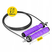 Скакалка швидкісна для кросфіту 4FIZJO Speed Rope PRO+ 4FJ0246 Poland, фото 4