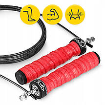 Скакалка швидкісна для кросфіту 4FIZJO Speed Rope PRO+ 4FJ0248 Poland, фото 2