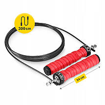 Скакалка швидкісна для кросфіту 4FIZJO Speed Rope PRO+ 4FJ0248 Poland, фото 4