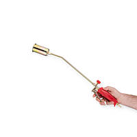 Пальник газовий під шланг "пропан" з регулятором і клапаном 595мм, сопло 110мм, d-45мм Intertool