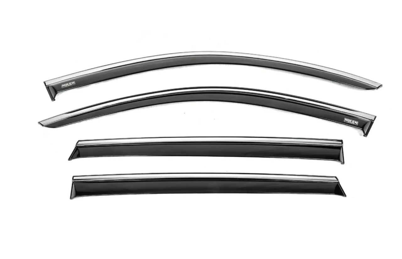 Дефлектори вікон (з хром молдингом) Kia Sorento MQ4 2020- 4шт Niken 047ka240201, фото 1