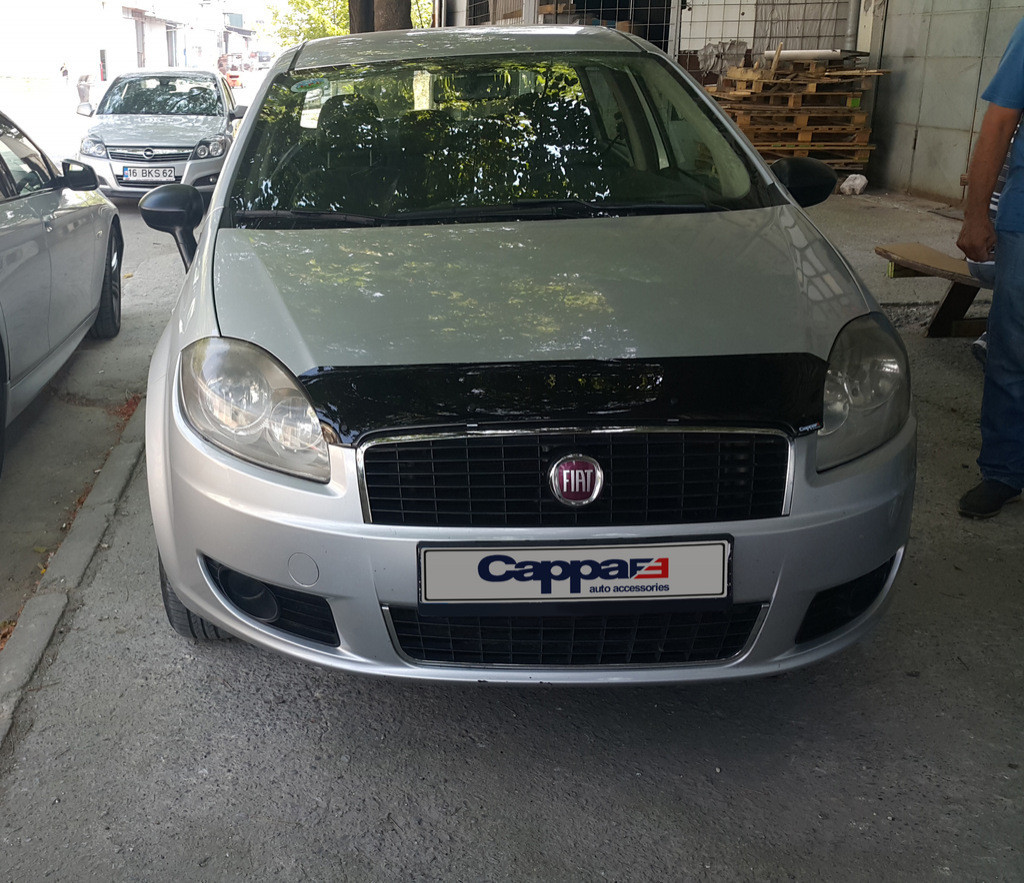 Дефлектор капоту Fiat Linea 2006-2018 EuroCap 2650K598, фото 1