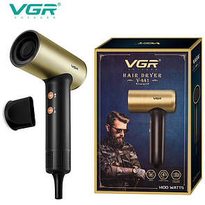 Фен професійний VGR V-441, 4 режими, насадка-концентратор, 1400 Вт