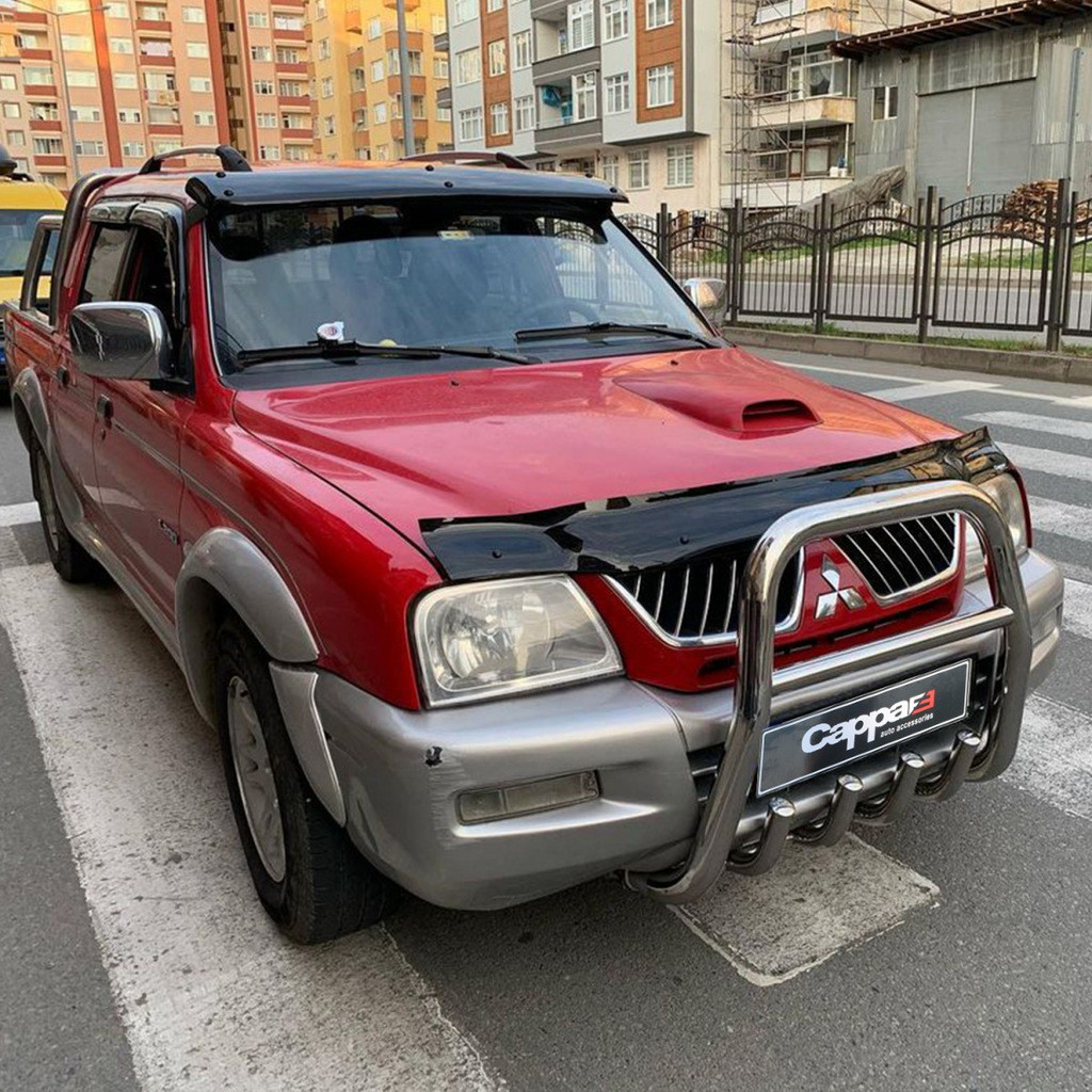 Дефлектор капоту Mitsubishi L200 1996-2006 EuroCap 30570496, фото 1