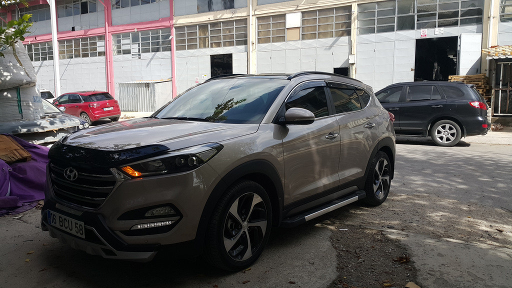 Дефлектор капоту Hyundai Tucson TL 2016-2021 EuroCap 3278K011, фото 1