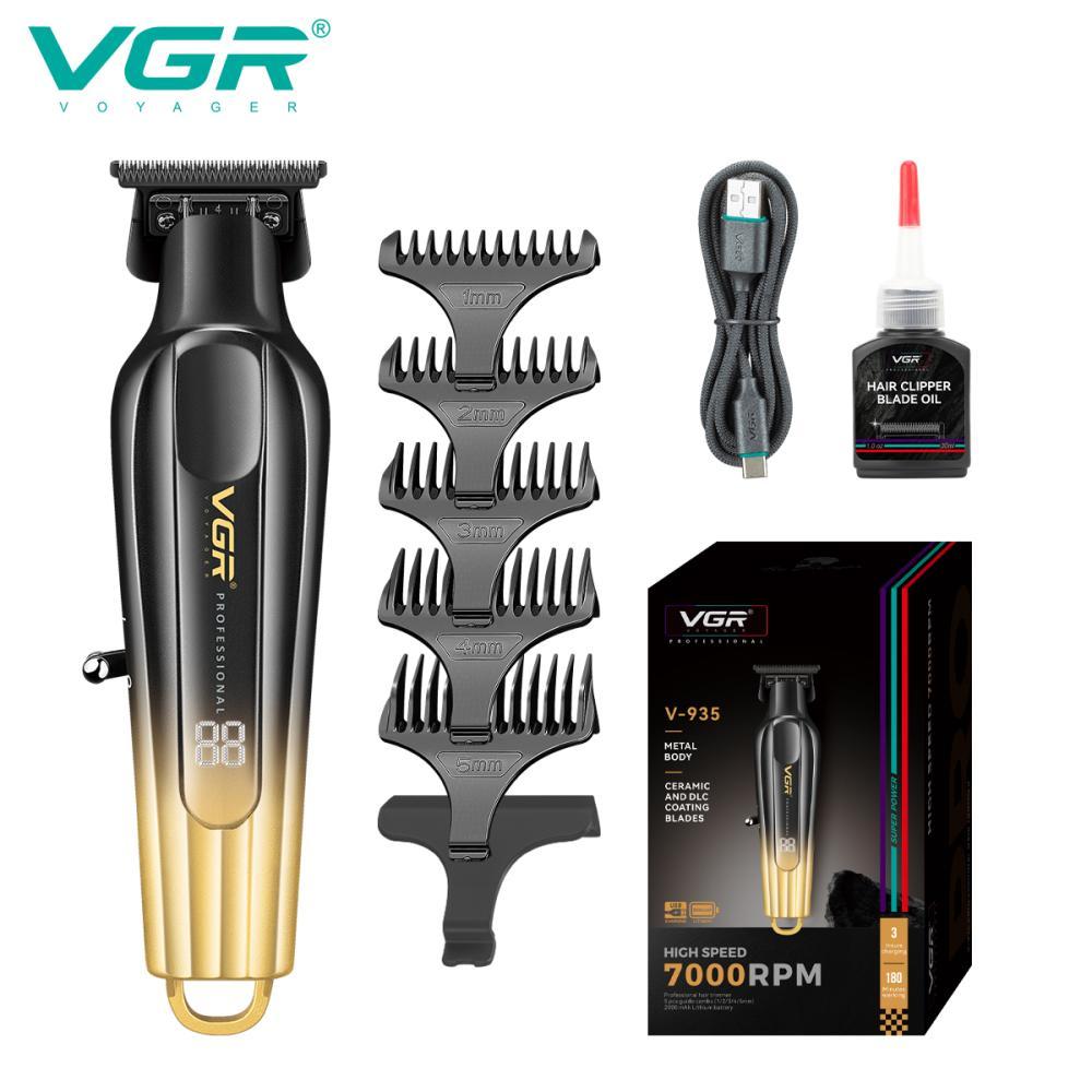 Тример VGR V-935 GOLD, 5 насадок, 7000 RPM, LED display, фото 1