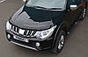 Дефлектор капоту Mitsubishi L200/Pajero Sport 2015- EuroCap 5642K025, фото 4