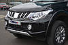 Дефлектор капоту Mitsubishi L200/Pajero Sport 2015- EuroCap 5642K025, фото 5