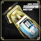 Тример V-265, 4 насадки, 1600 mAh, 8000 RPM, LED display, фото 2