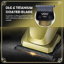 Тример V-265, 4 насадки, 1600 mAh, 8000 RPM, LED display, фото 5