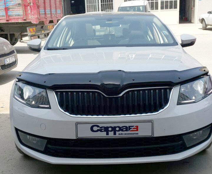 Дефлектор капоту Skoda Octavia A7 2013-2017 EuroCap 7360K923, фото 1