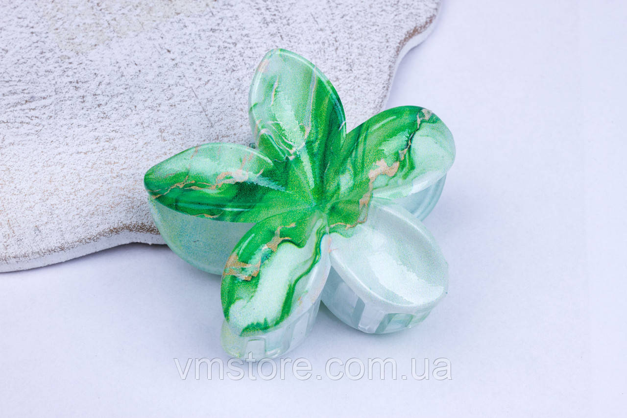 Шпилька крабік квітка магнолії зелений, фото 1