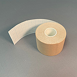 Кінезіологічна стрічка, лімфодренажний тейп, пластир кінезіо тейп Hechpro бежевий (KT505M), фото 6