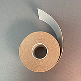 Кінезіологічна стрічка, лімфодренажний тейп, пластир кінезіо тейп Hechpro бежевий (KT505M), фото 10