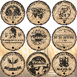 Бочка Дубова 5 л. Бочка Подарунок для Вина, Віскі, Кастомне Гравіювання, Обручі Нержавіюча Сталь, фото 9