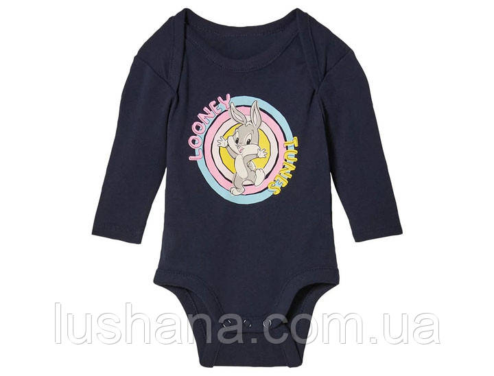 Боді Looney Tunes на хлопчика / довгий рукав / 86-92 / 12-24 міс., фото 1