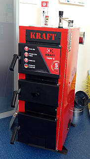 Твердопаливний водогрійний котел Kraft K 12 кВт