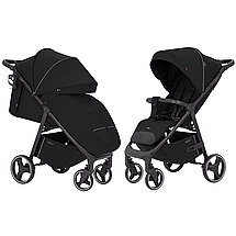 Коляска прогулянкова дитяча CARRELLO Bravo CRL-8512 Pure Black, фото 4