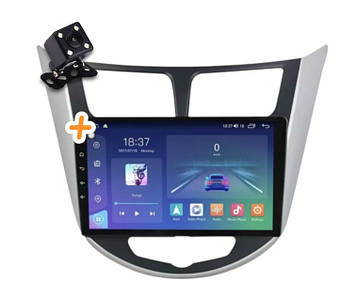 Магнітола для Hyundai Accent 2010-2016 на Android | Сенсорний екран, GPS, Bluetooth, камера заднього виду