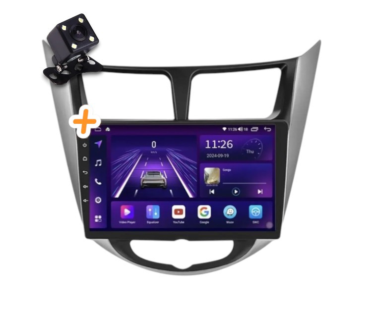 Магнітола для Hyundai Accent 2010-2019 на Android. Покращена модель (2/32 ГБ), фото 1