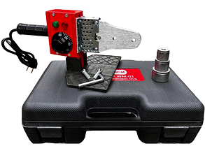 Паяльник для труб PPR з кейсом і насадками САНКОМ (WM-01/KR3290) 750 Вт Ø20–32 мм