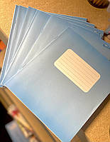 Тетрадь школьная Мечты сбываются 24 листа в клетку 20 шт Однотонные тетради эконом голубые с полями