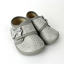 Текстильні мокасини капці для дівчинки з бантиком тм Waldi, фото 5