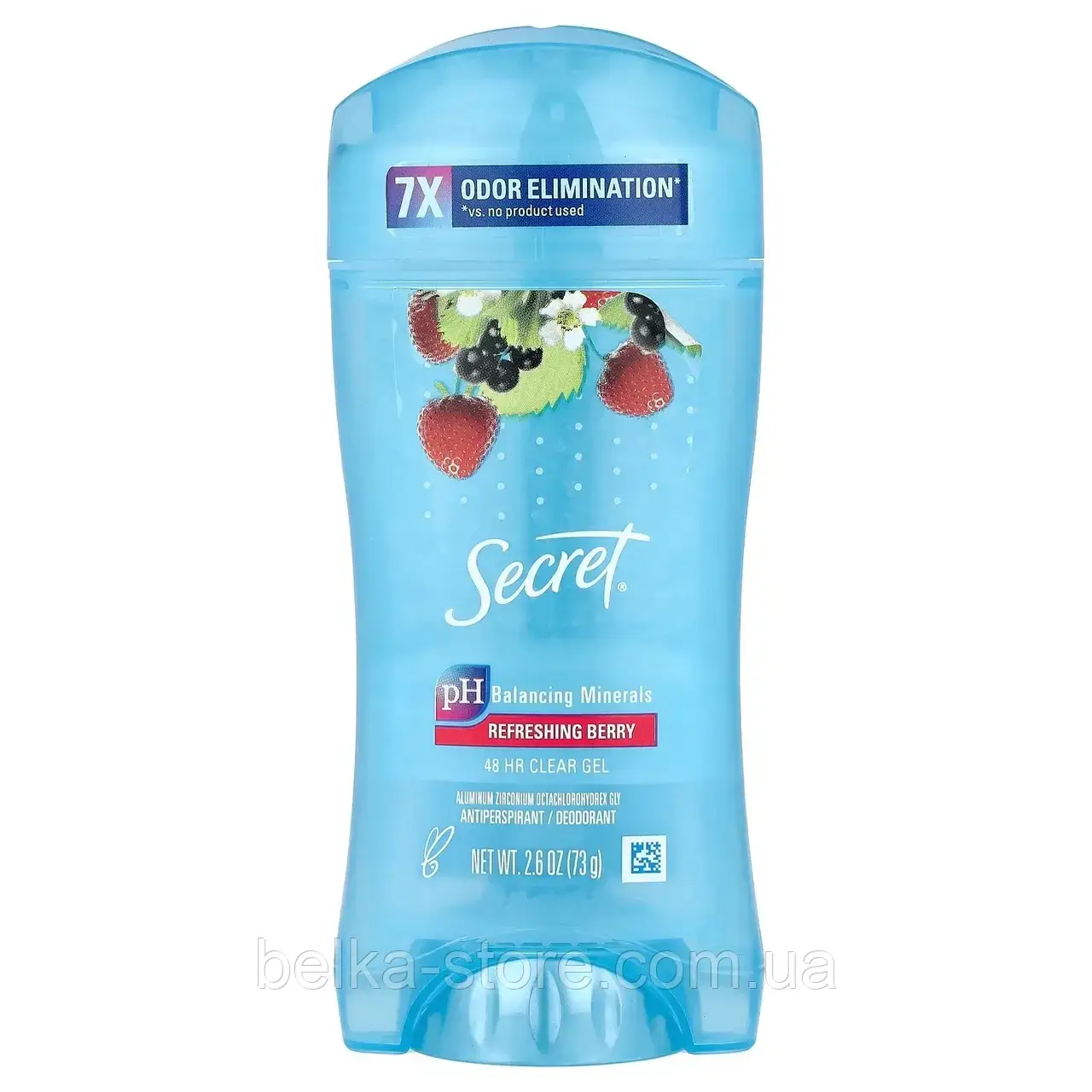 Дезодорант-антиперспірант гелевий Secret Outlast Clear Gel Refreshing Berry,73 g, фото 1