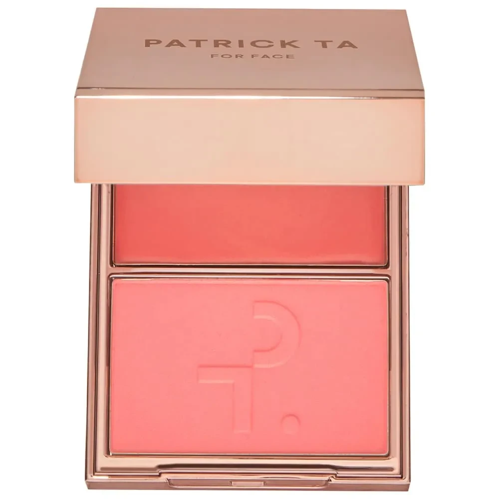 Палетка румян Patrick TA Double-Take Crème & Powder Blush Blush Duo - She's the Moment, фото 1