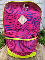 Рюкзак шкільний комбінований рожевий DENFEE 4312 серії Luxcel