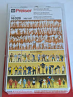 Preiser 16326 Набір фігурок для розфарбовування «Професії різних видів», 120 штук, масштаб 1:87