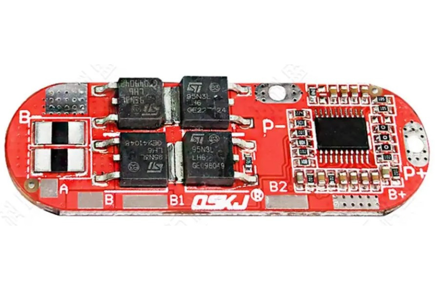 BMS контролер 5S LiFePo4 16V 20A заряду/розряду макс 40 А