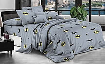 Дитячий полуторний комплект з 1 наволочкою, принт: Бетмен, символ