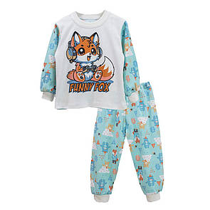 Дитяча піжама для хлопчика Лисеня інтерлок-пеньє