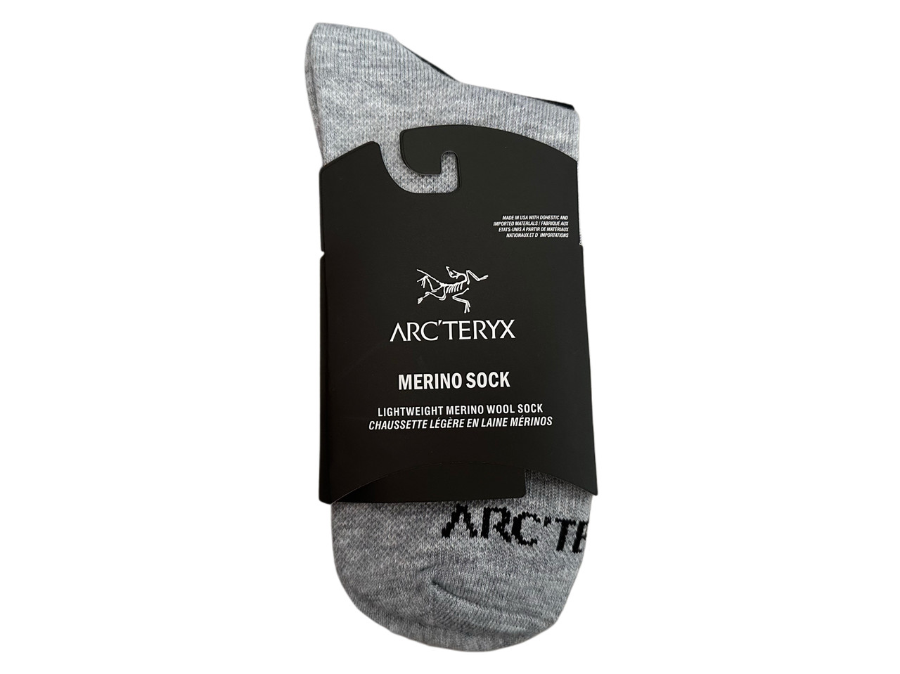 Чоловічі шкарпетки Arc'teryx Merino Wool Lightweight 1/4 Crew Sock, фото 1