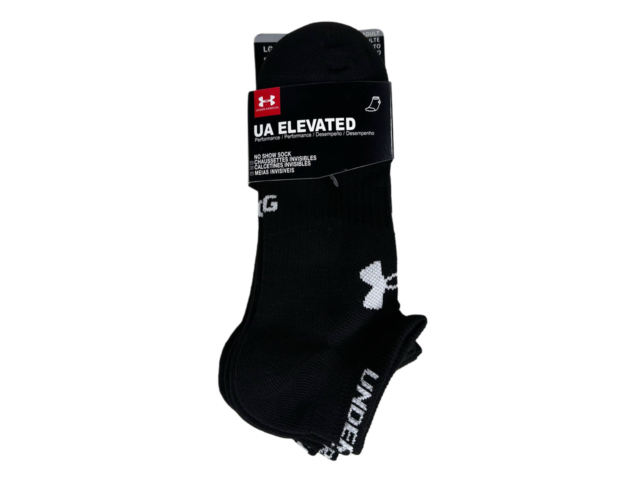 Шкарпетки спортивні Under Armour Elevated чорно-білі, фото 1