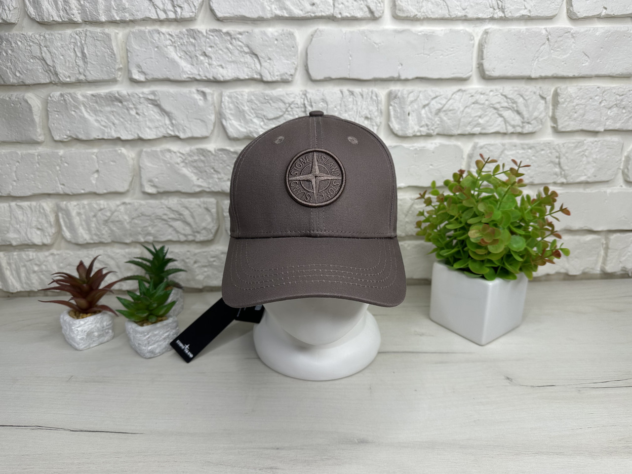 Кепка Stone Island бежева, фото 1